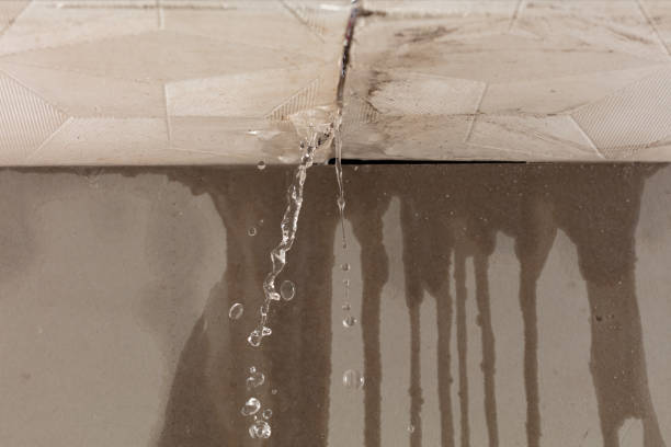 Professional Flood Damage Cleanup technician working in Lafayette, NJ